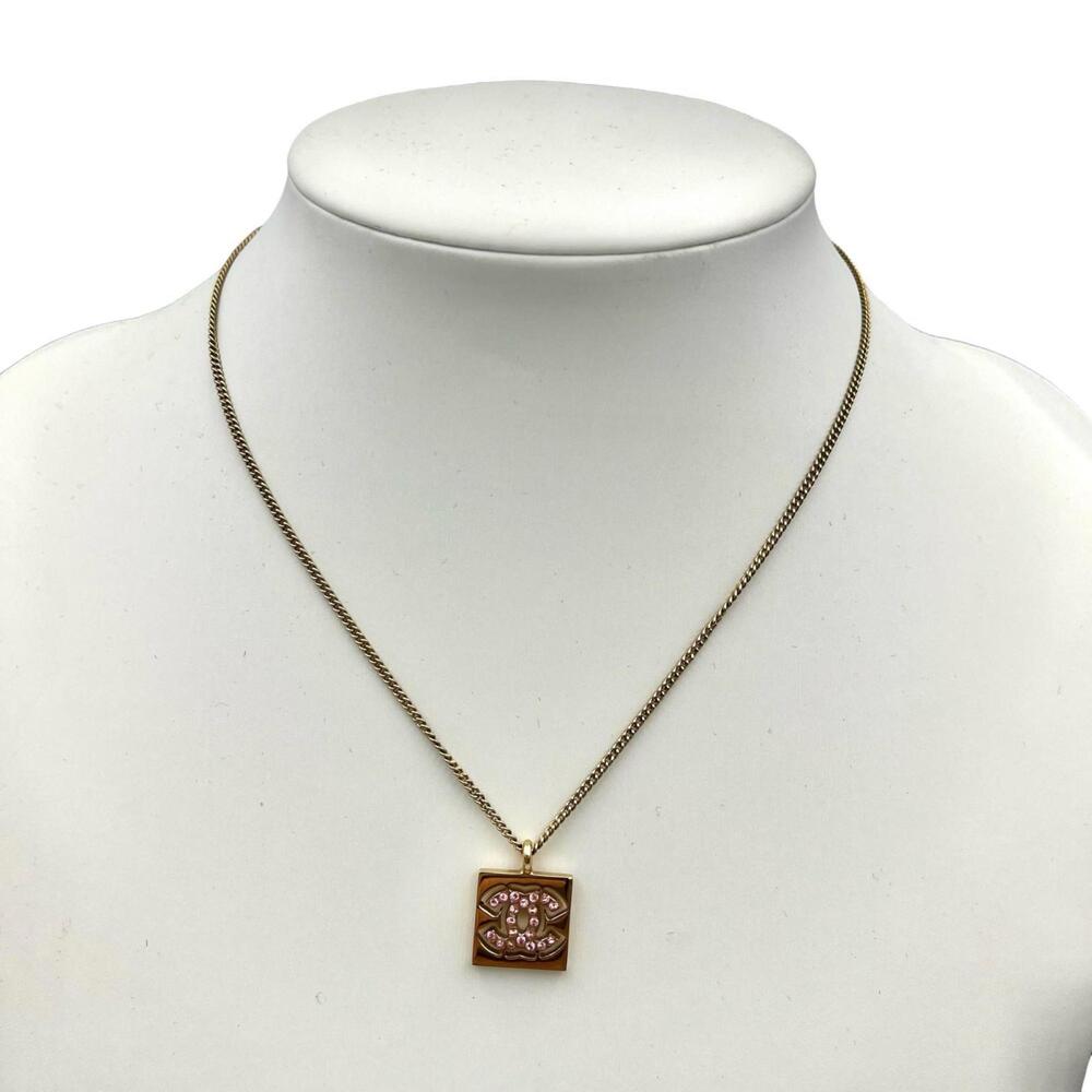 CHANEL Gold Logo Necklace - Picture 6 of 6